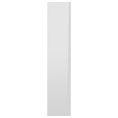 vidaXL Półka ścienna, biała, wysoki połysk, 90x16x78 cm
