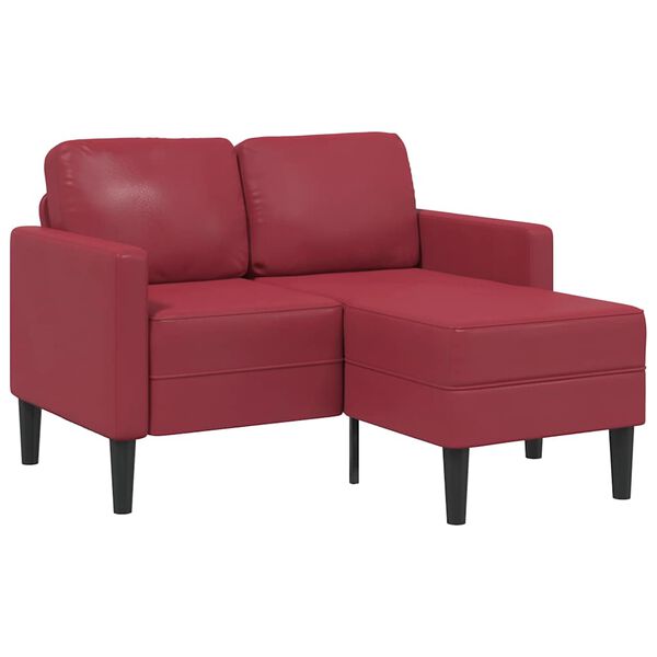 vidaXL Sofa 2-osobowa z szezlongiem w kształcie litery L