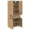 vidaXL Highboard z szufladą Dąb rzemieślniczy 69,5 x 34 x 180 cm