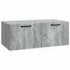 vidaXL Szafka RTV montowana na ścianie Szary Sonoma 78,5 x 41 x 30 cm