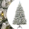 vidaXL Sztuczna choinka 270 cm 300 LED Ciepła biel PVC i stal