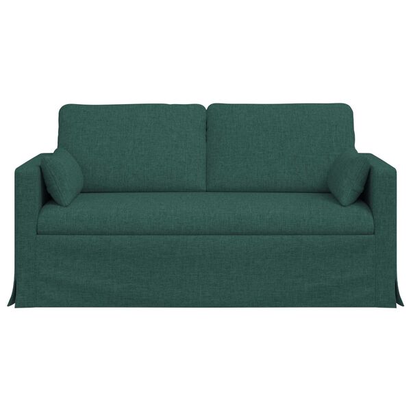 vidaXL Sofa Ciemna zieleń