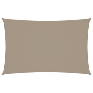 vidaXL Prostokątny żagiel ogrodowy, tkanina Oxford, 2x4,5 m, taupe