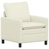 vidaXL Sofa kremowy 76 x 81 x 87,5 cm tkanina