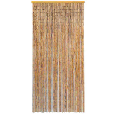 vidaXL Zasłona na drzwi, bambusowa, 100 x 220 cm