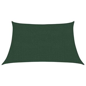 vidaXL Żagiel przeciwsłoneczny, 160 g/m&sup2;, ciemnozielony, 3/4x2 m, HDPE