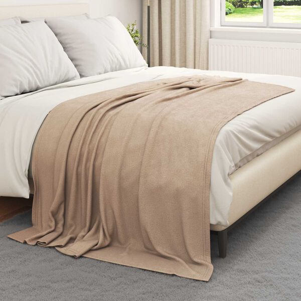 vidaXL Koce narzutowe 24 pcs Camel 200 x 150 cm Polar