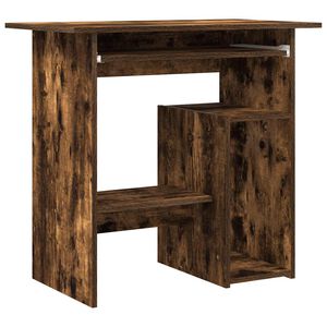 vidaXL Biurko, przydymiony dąb, 80x45x74 cm, materiał drewnopochodny