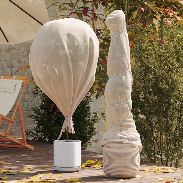 vidaXL Fleece Ochronny dla Roślin Przed Mrozem Beżowy 20 x 3,2 m