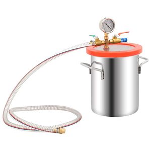 vidaXL Pompa pr&oacute;żniowa ze stali nierdzewnej, 5,5 L