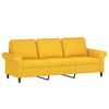 vidaXL 3-osobowa sofa wypoczynkowa z poduszkami, ż&oacute;łta, 180 cm
