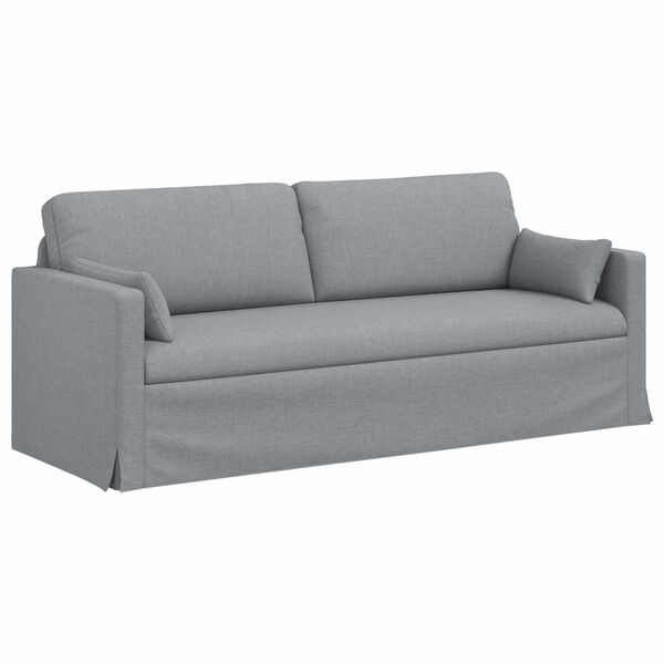 vidaXL Sofa Jasnoszary