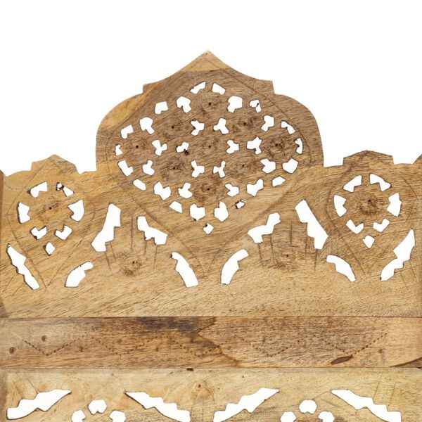 vidaXL Parawan 4-panelowy, ręcznie rzeźbiony, 160x165 cm, drewno mango