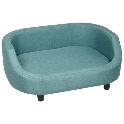 FLAMINGO Sofa dla psa Emerald, zielona, M, 74 x 52,5 x 27,5 cm