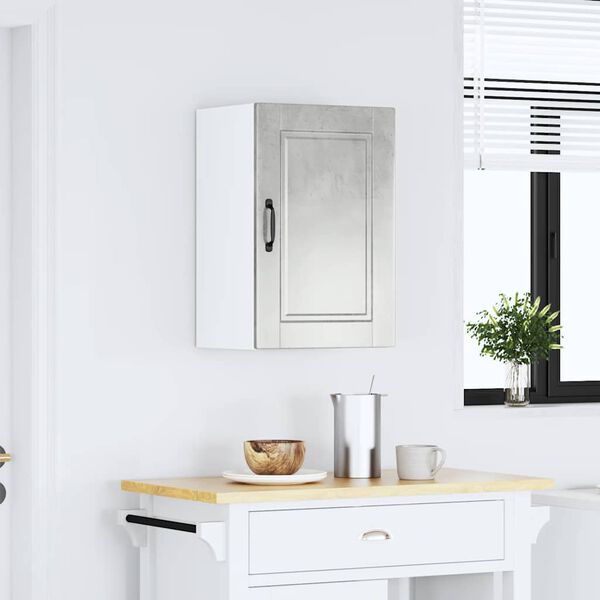 vidaXL Szafka ścienna kuchenna, Porto, szarość betonu
