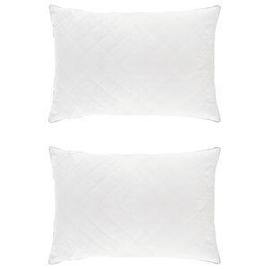 vidaXL Poduszka FULDA 2 szt. 30 x 50 cm 100% puch i pierze gęsie Biały