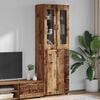 vidaXL Highboard Stare drewno 60 x 35 x 182 cm Materiał drewnopochodny