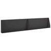 vidaXL Mur oporowy 2 szt. 100 x 12 x 30 cm Stal Czarny