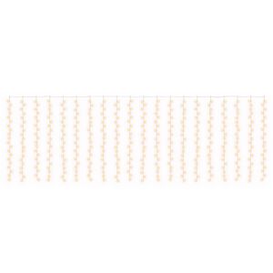 vidaXL Kurtyna świetlna 400 LED Ciepła biel 600 x 200 cm