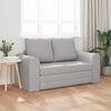vidaXL Sofa Bed 60cm Szary chmur tkanina