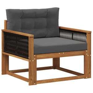 vidaXL Środkowa sofa ogrodowa naturalny