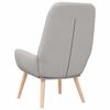 vidaXL Fotel relaksacyjny Cloud Grey Fabric