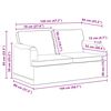 vidaXL Sofa Ciemnoszary