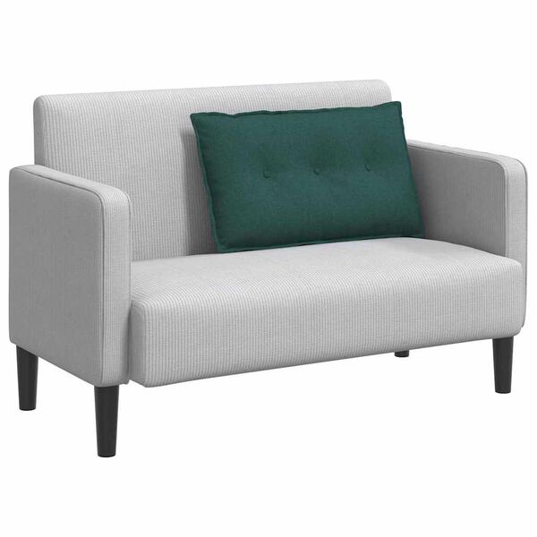 vidaXL Poduszka na plecy Ciemna zieleń 80 x 19 x 50 cm tkanina