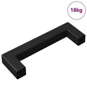 vidaXL Uchwyt meblowy 530 szt. Czarny 105 x 12 x 36 mm Żelazo