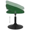 vidaXL Obrotowe krzesła stołowe, 2 szt., ciemnozielone, aksamitne