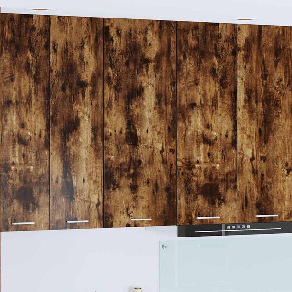 vidaXL Szafka wisząca z przechowywaniem Dąb wędzony 40 x 31 x 100 cm