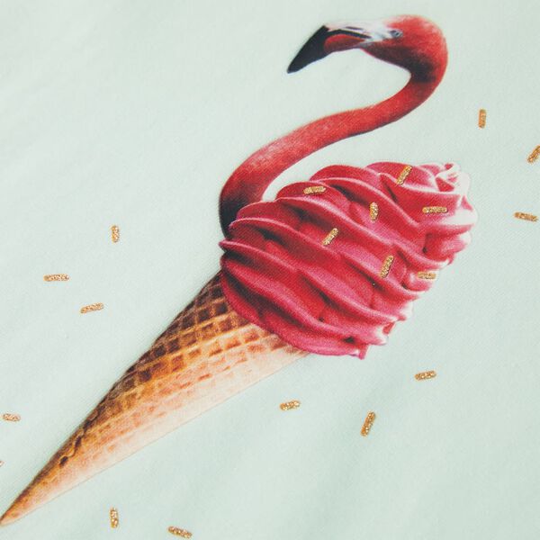 Koszulka dziecięca z kr&oacute;tkimi rękawami, jasnomiętowa, 116