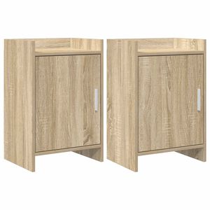 vidaXL Szafki nocne 2 pcs dąb Sonoma 40 x 30 x 60 cm