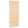 vidaXL Drzwi przesuwne, 80x1,8x204,5 cm, lite drewno sosnowe