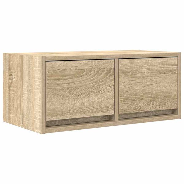 vidaXL Szafka RTV Sonoma Oak 60x31x25,5 cm Drewno klejone