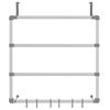 vidaXL Wieszak na ręczniki, 67x15x66 cm, aluminiowy