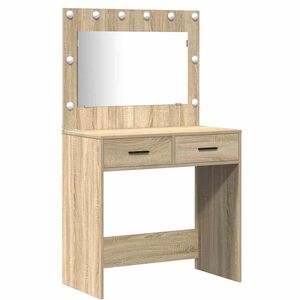 vidaXL Toaletka 2 szt. Brązowy 78,5 x 41 x 135 cm Drewno inżynieryjne