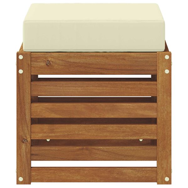 vidaXL Stołek Na Zewnątrz Lite Drewno Akacji Naturalny