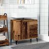 vidaXL Szafka pod umywalkę, stare drewno, 65x33x60 cm