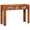 vidaXL Stolik konsolowy, 110x35x75 cm, lite drewno akacjowe