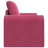 vidaXL Sofa Bed Czerwone wino 98 x 71 x 83 cm Aksamit
