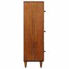vidaXL Highboard orzech włoski 40 x 33 x 110 cm Drewno z mango