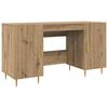 vidaXL Biurko dąb artisan 140 x 50 x 75 cm Materiał drewnopochodny
