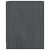 vidaXL Szafki nocne, 2 szt., szare, 35,5x33,5x41,5 cm, drewno sosnowe