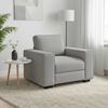 vidaXL Sofa Fotel Cloud Grey 100x77x82 cm Tkanina