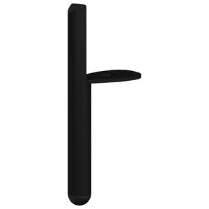 vidaXL N&oacute;żki meblowe 2 pcs Czarny 66 x 36 x 160 mm Żelazo