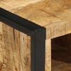 vidaXL Stolik kawowy, 90x50x36 cm, surowe lite drewno mango