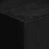 vidaXL Szafka, czarna, 90x33x75 cm, materiał drewnopochodny