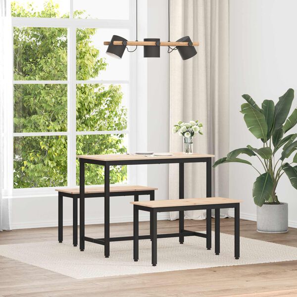 vidaXL ławka Naturalny 160 x 35 x 45 cm Lite drewno sosnowe