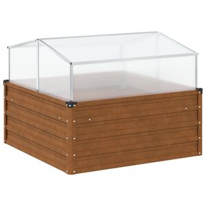 vidaXL Donica ogrodowa/ inspekt, stal kortenowska